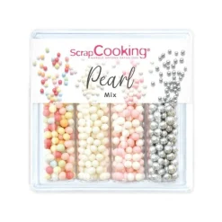 FIN DE SERIE Décors sucrés Pearl Mix 56g - ScrapCooking