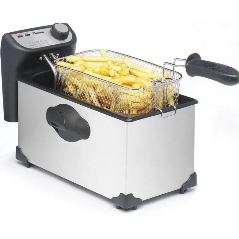 FIN DE SERIE Friteuse inox 1 cuve 3,5L - Bestron