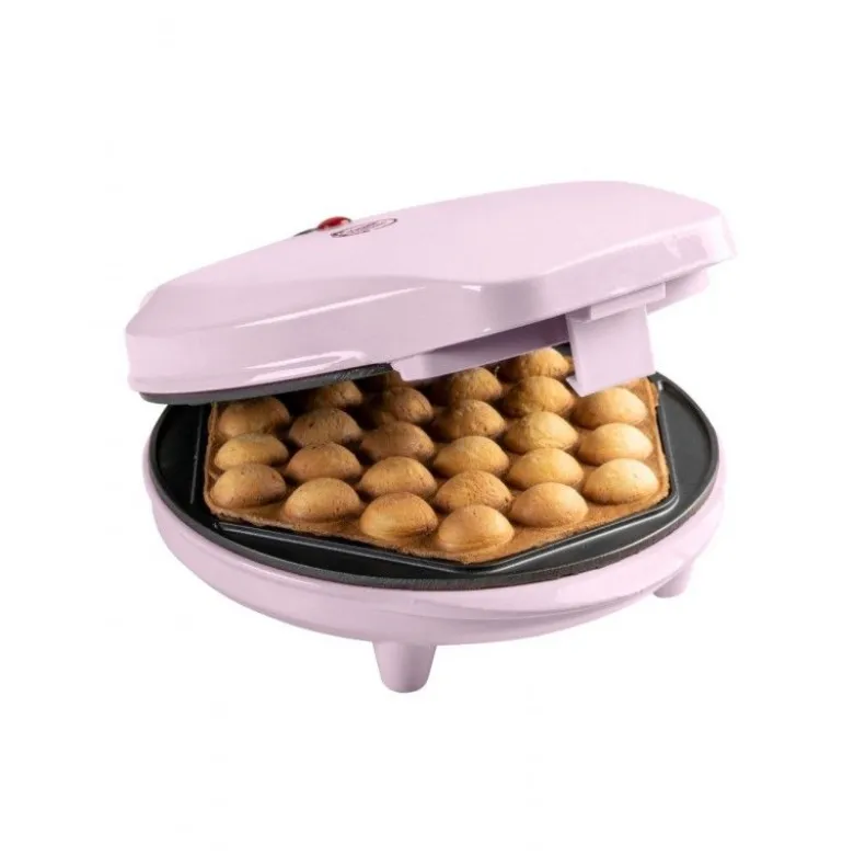 FIN DE SERIE Gaufrier Bubble Waffle 700w Rose clair - Bestron