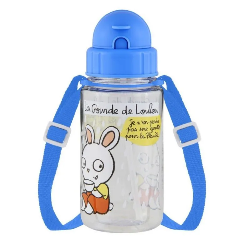 FIN DE SERIE Gourde Loulou écolo bleu - Derrière La Porte