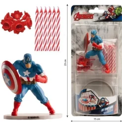 FIN DE SERIE Kit décoration Captain America - DeKora