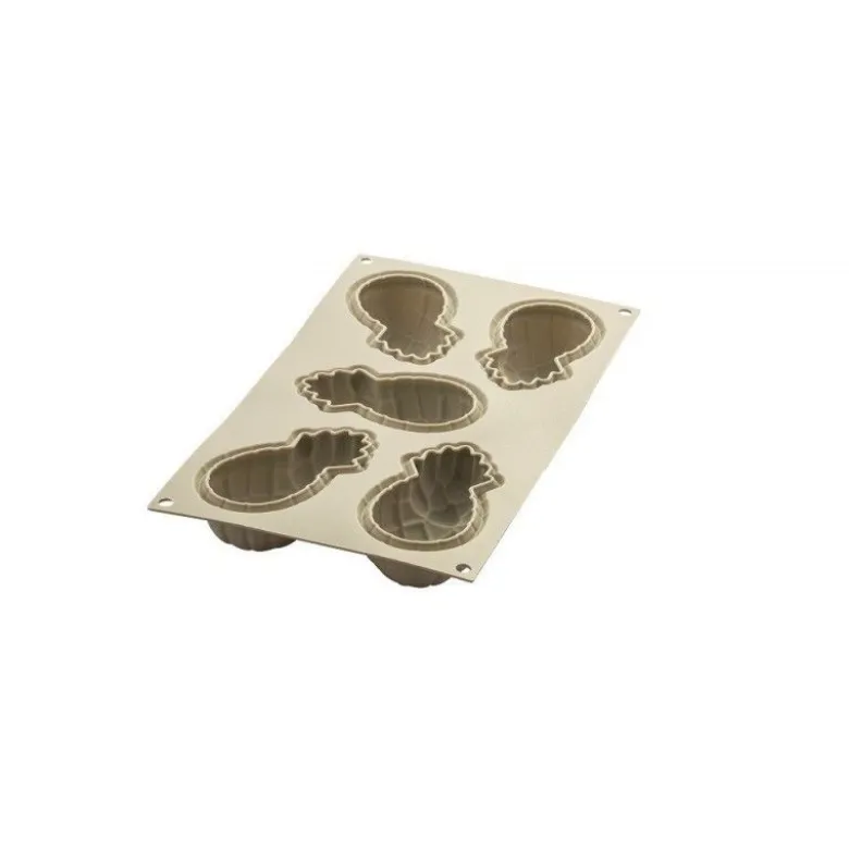 FIN DE SERIE Moule Ananas silicone x5 - Silikomart