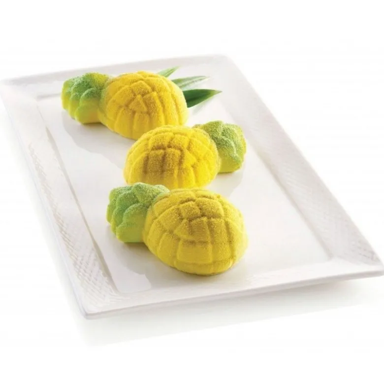 FIN DE SERIE Moule Ananas silicone x5 - Silikomart