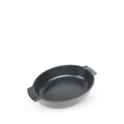 FIN DE SERIE Plat à four ovale céramique ardoise Appolia 31cm - Peugeot