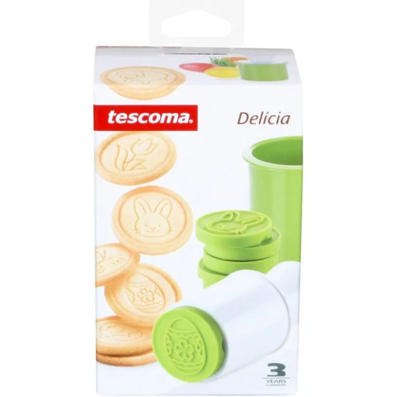 FIN DE SERIE Tampon à biscuit de Pâques x6 - Tescoma