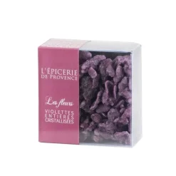 Fleurs cristallisées violettes - Epicerie de Provence