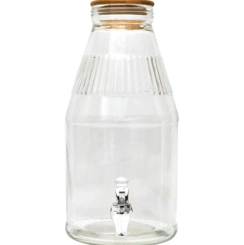 Fontaine à boisson couvercle bois 3,8L - Home Déco Factory