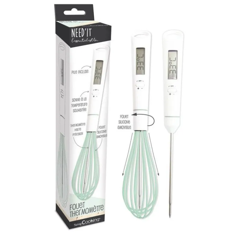 Fouet thermomètre - ScrapCooking