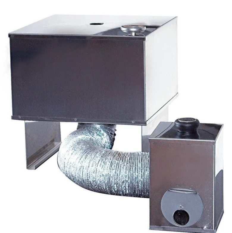 Fumoir inox complet 31x31cm De Buyer