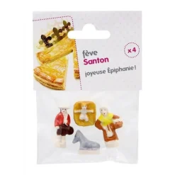 Fève galette des rois Santon x4 - Chevalier