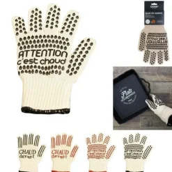 Gant anti chaleur coton et silicone - Cook Concept
