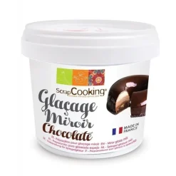 Glaçage miroir chocolaté 220g - ScrapCooking