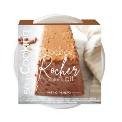 Glaçage rocher prêt à l'emploi chocolat lait 400g - ScrapCooking