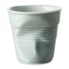 Gobelet froissé bleu mistral 8cl - Revol