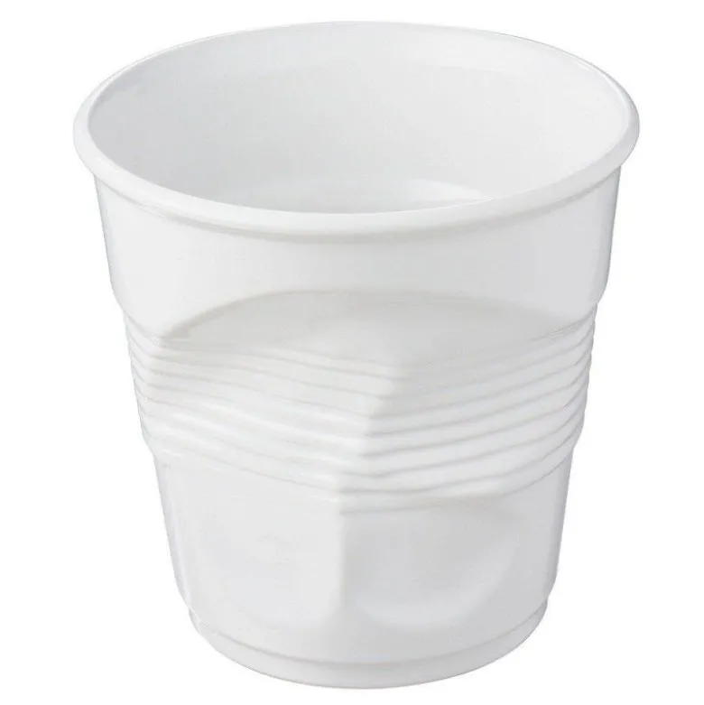 Gobelet froissé 18cl Blanc - Revol