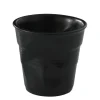Gobelet froissé 18cl Noir Satiné - Revol