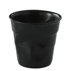 Gobelet froissé 18cl Noir Satiné - Revol
