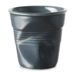 Gobelet froissé Graphite 8cl - Revol
