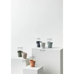 Gobelet froissé gris galet 8cl - Revol