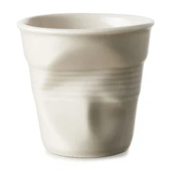Gobelet froissé gris galet 8cl - Revol