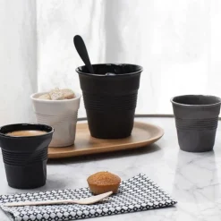 Gobelet froissé gris 100% recyclé 18cl - Revol