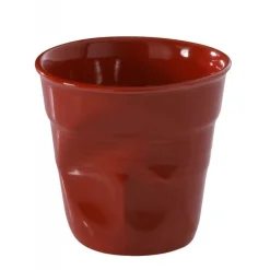 Gobelet Froissé rouge piment 8cl - Revol
