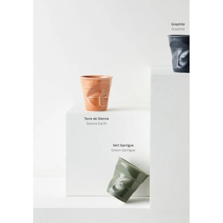 Gobelet froissé terre de sienne 18cl - Revol