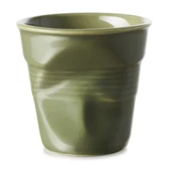 Gobelet froissé vert garrigue 18cl - Revol