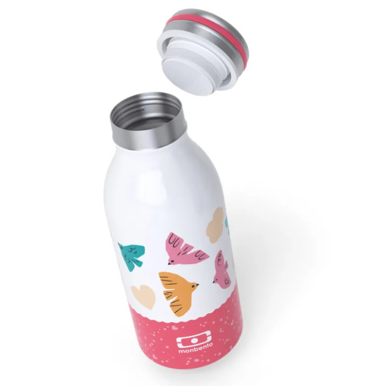 Gourde MB Cooly Rose Oiseaux - Monbento