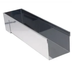Gouttière à bûche inox carré - De Buyer