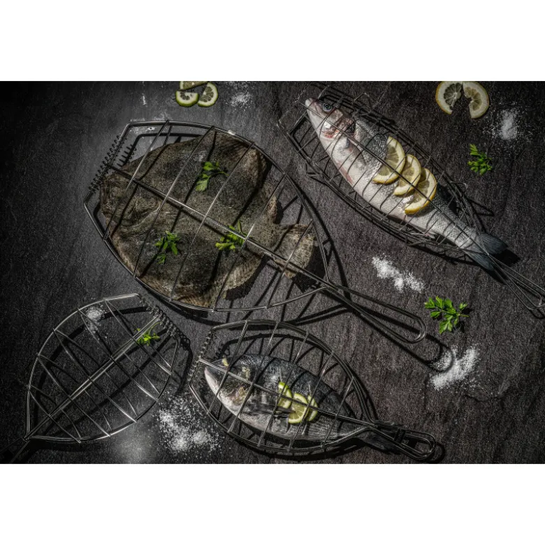Grille Poisson Inox 18/10 42 x 30 cm - Ibili