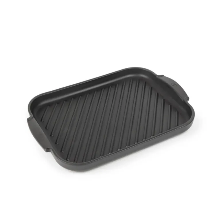 Grill pour Viande en Céramique Rectangulaire 38 cm Noir Grill to Table - Peugeot