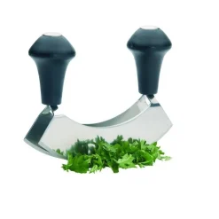 Hachoir berceuse double lames + Planche bois - Kitchen Craft
