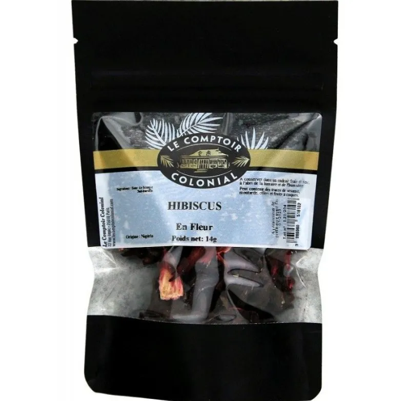 Hibiscus séché 14g - Le Comptoir Colonial