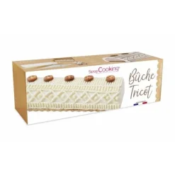Kit bûche de Noël Tricot - ScrapCooking