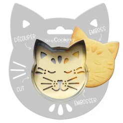 Kit Biscuit Chat 7,2 cm - ScrapCooking