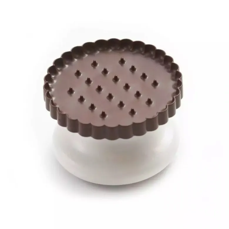 Kit Biscuit Chocolat Rond Noël Ø 5,7 cm (x6) - Silikomart