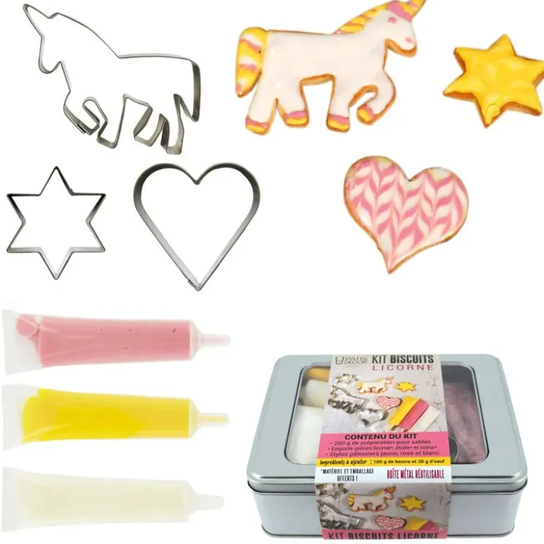 Kit Biscuit Licorne - Patisdécor