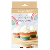 Kit Cupcakes Arc-en-ciel - Scrapcooking