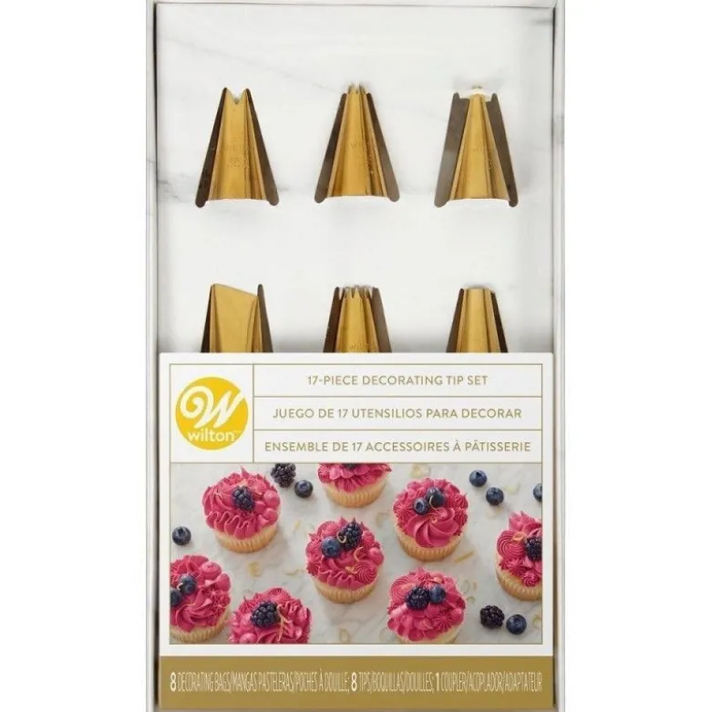 Kit décoration douille pâtisserie 17 pièces - Wilton