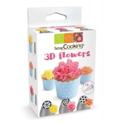 Kit 3 douilles fleurs - ScrapCooking