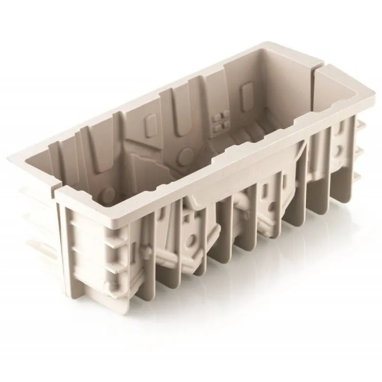 Kit moule bûche 3D Winter Village silicone - Silikomart