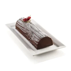 Kit Moule à bûche et Tapis Effet Bois - Silikomart Professional