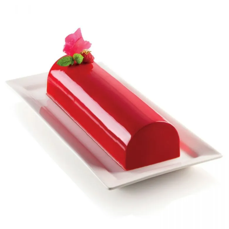 Kit Moule à bûche et Tapis Effet Bois - Silikomart Professional
