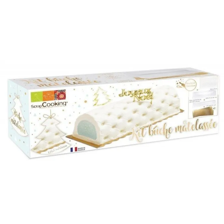 Kit moule bûche matelassée - ScrapCooking