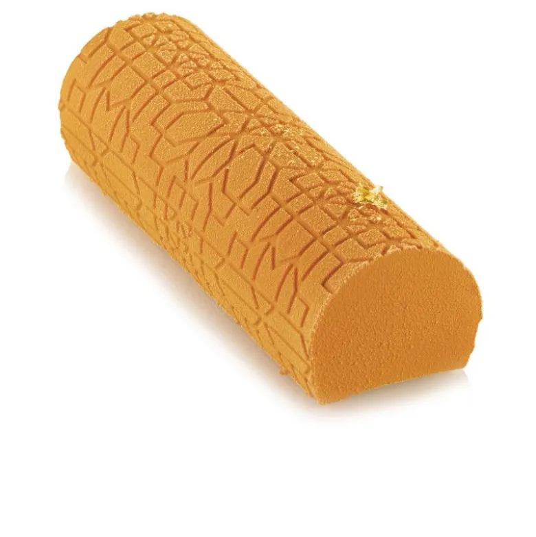 Kit moule bûche Maya tapis silicone déco 3D - Silikomart