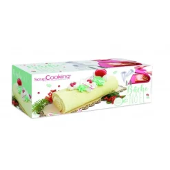 Kit moule bûche roulée Noël - ScrapCooking