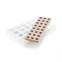Kit Moule Chocolat Carré avec Insert (x24) Chocado - Silikomart