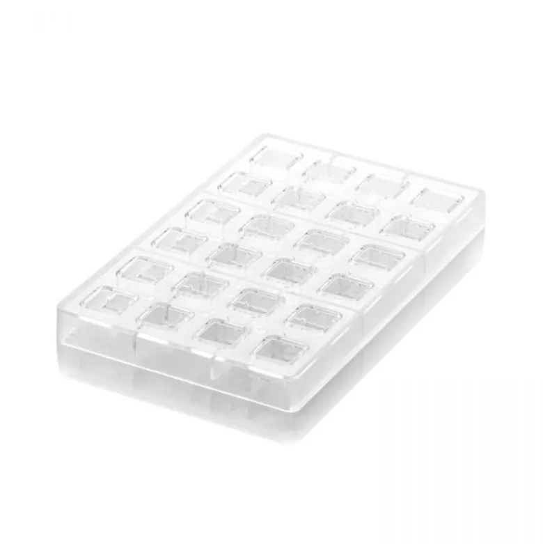 Kit Moule Chocolat Carré avec Insert (x24) Chocado - Silikomart