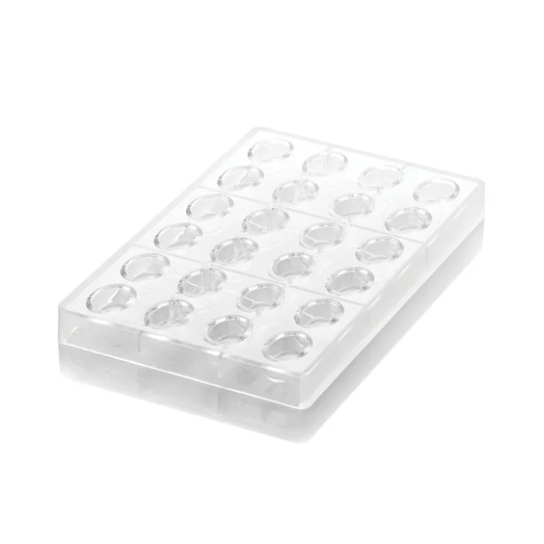 Kit Moule Chocolat Ovale avec Insert (x24) Chocado - Silikomart